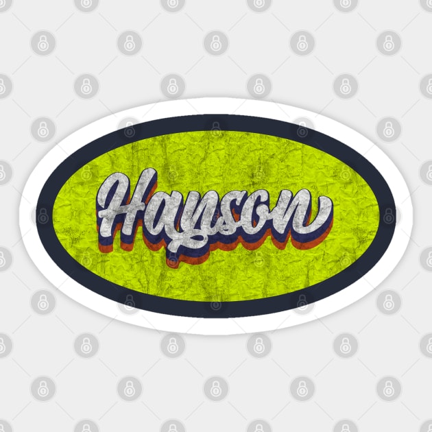 Vintage Hanson Sticker by Electric Tone